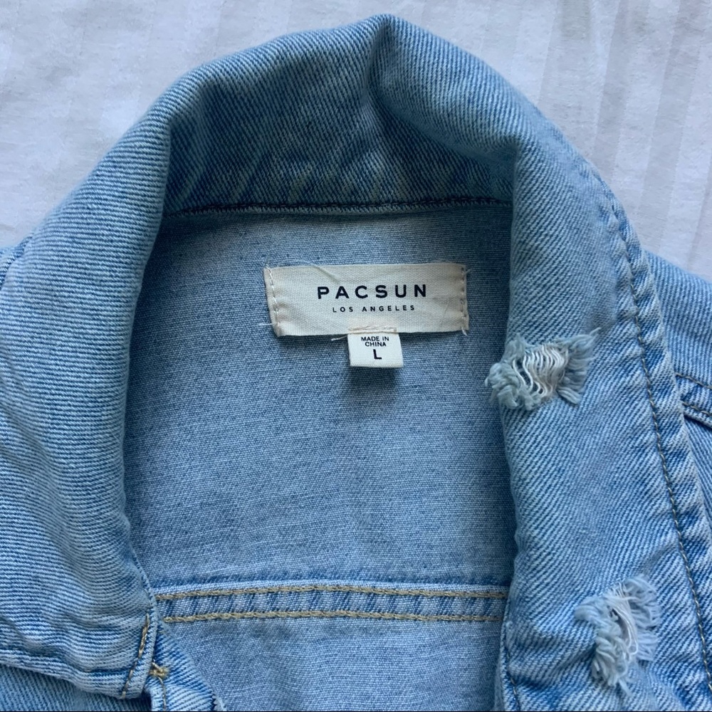 Pacsun Ripped Jean Jacket - Picture 2 of 2